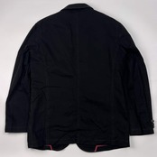 barassi バラシ 2B 背抜き テーラードジャケット 48/ブラック メンズ