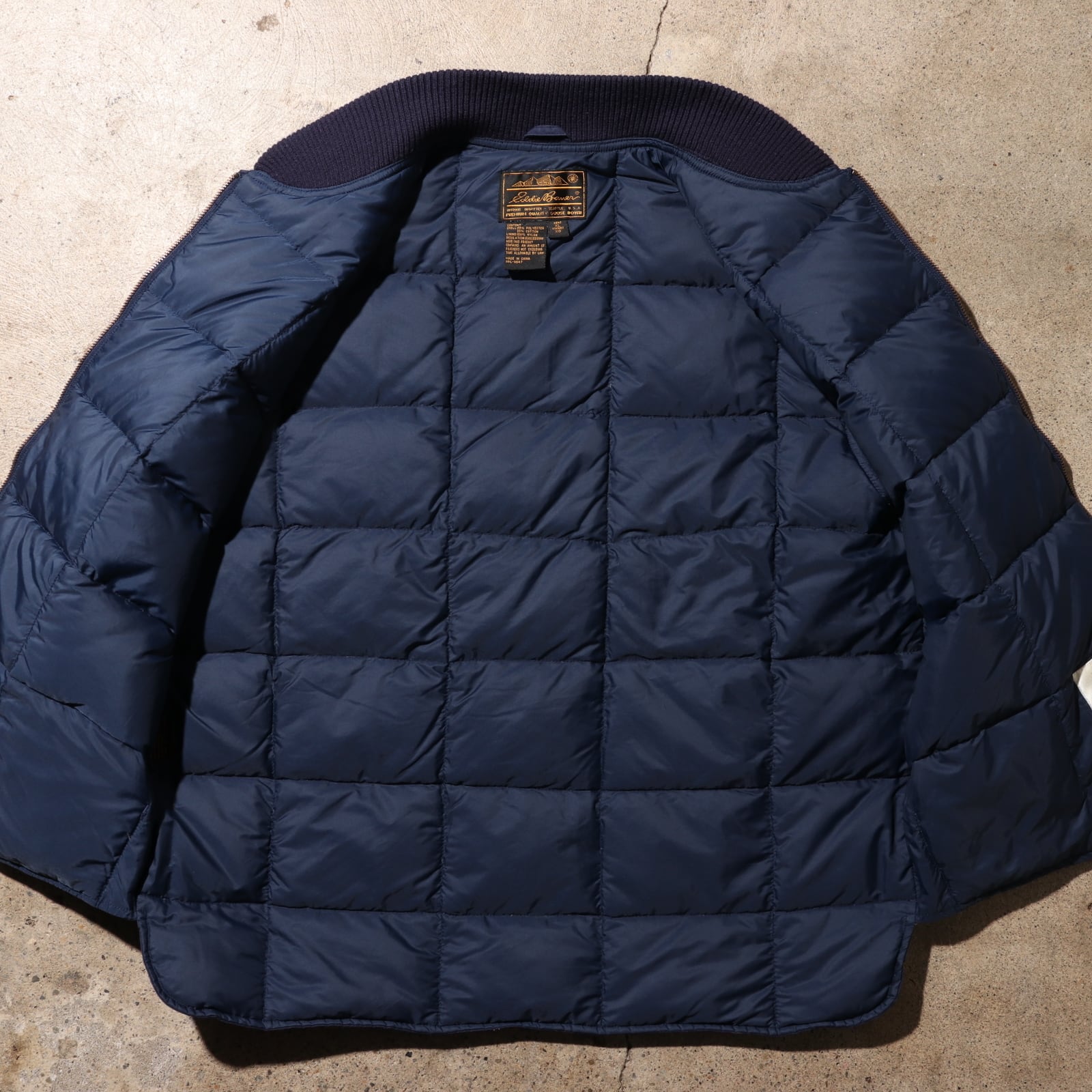 極美品 XL ネイビー Downlight Canadian Vest グースダウンベスト 