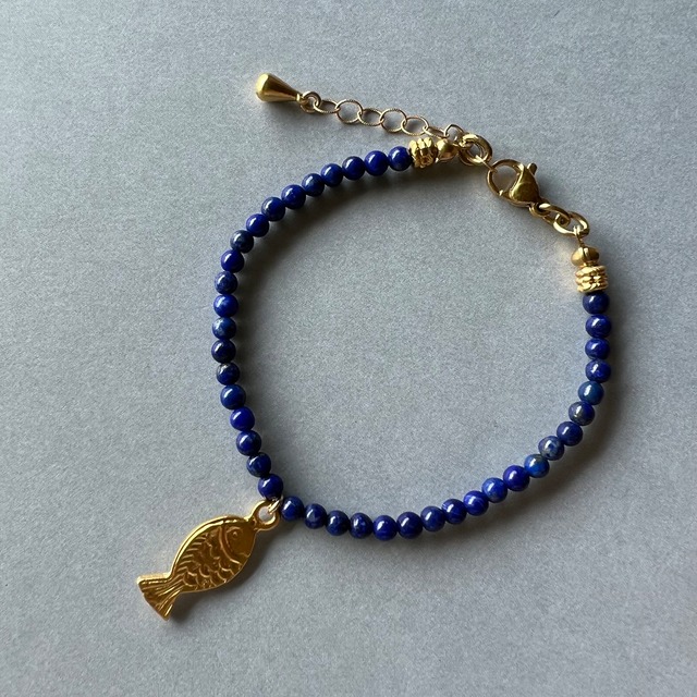 Lapis lazuli Bracelet (fish)