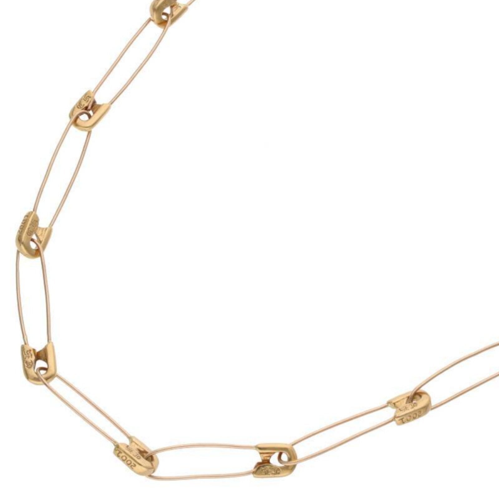 CHROME HEARTS クロムハーツ 22K ER SAFETY PIN CH PLS L 1DIA  