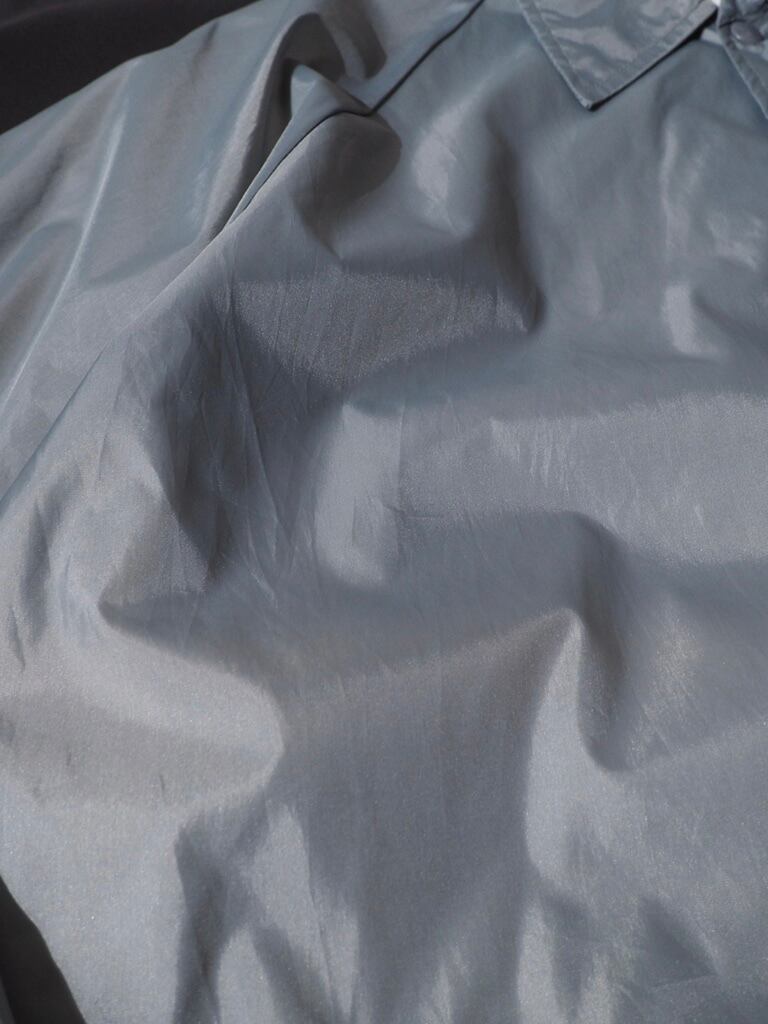 Haband mat silver color nylon coach jacket (made in Sri Lanka)