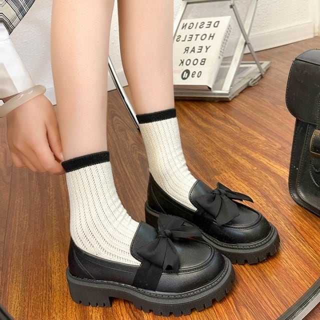 Dr. Martens ブラック リボン付き厚底ローファー 23cm Dr. Martens ブラック リボン付き厚底ローファー 23cm 楽天市場