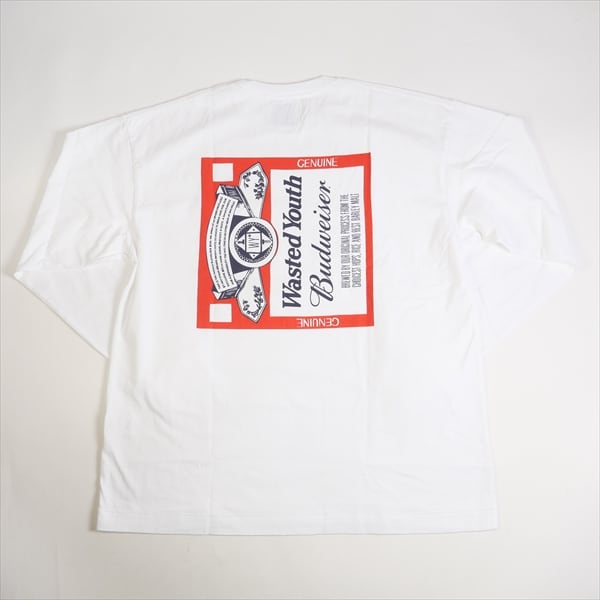 Size【XL】 Wasted youth ウェイステッドユース ×Budweiser 23SS L/S T ...