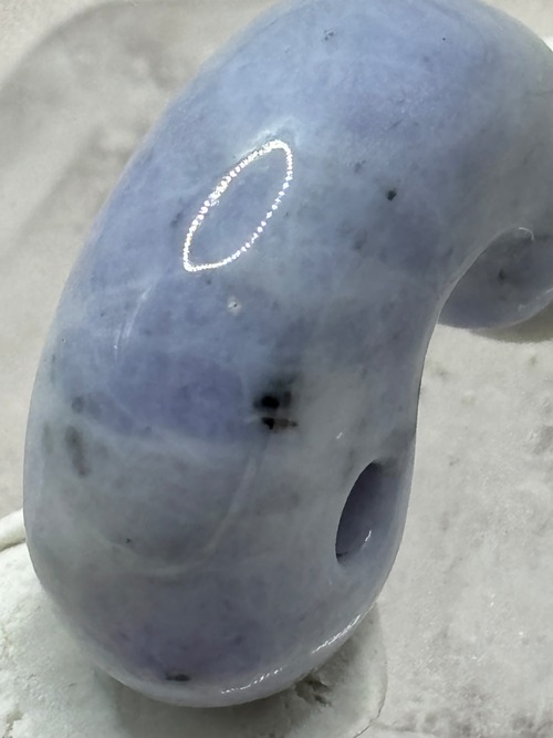 糸魚川翡翠　〜勾玉〜　希少なラベンダー翡翠・画像6