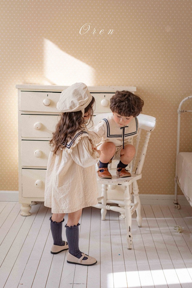 【即納/OREN】Milk Sailor Dress