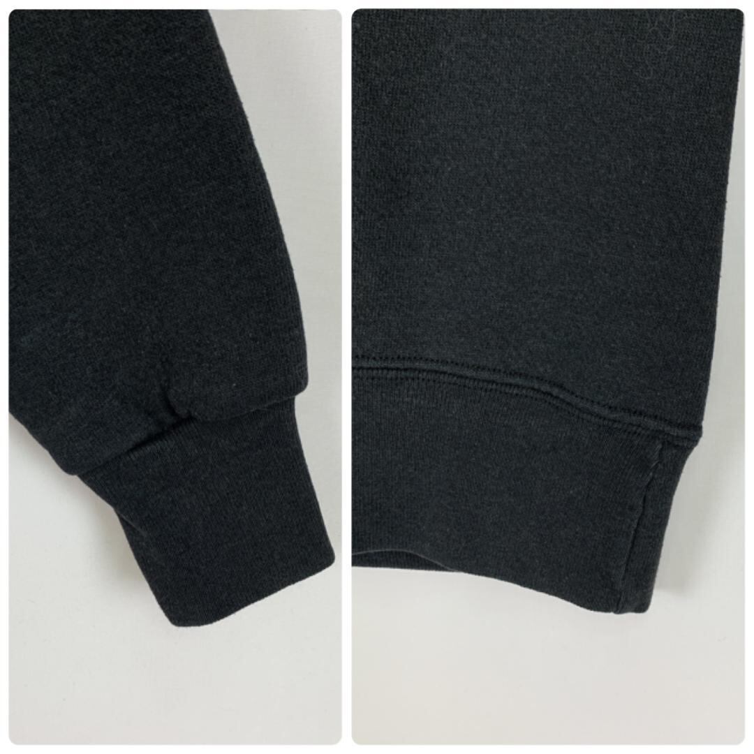 ハーレーダビッドソン スウェット プリント S 黒 ブラック 鷲 古着