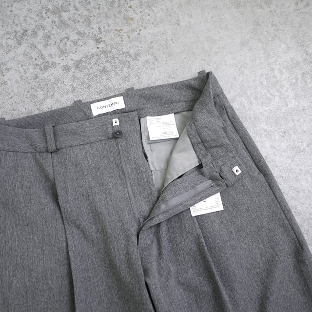 YAECA CONTEMPO（ヤエカコンテンポ） 2WAYタックワイドトラウザー