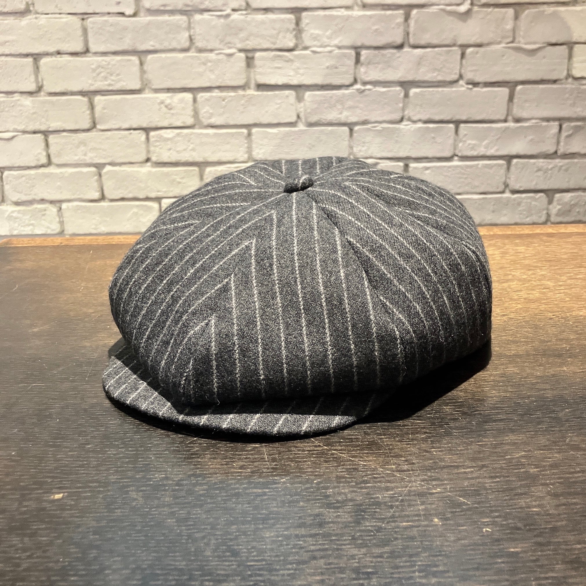 Dari】Wool Stripe hunting cas キャスケット ハンチング ARI903