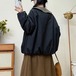 2色／チェック柄カラー裾ギャザージャケット ・12517