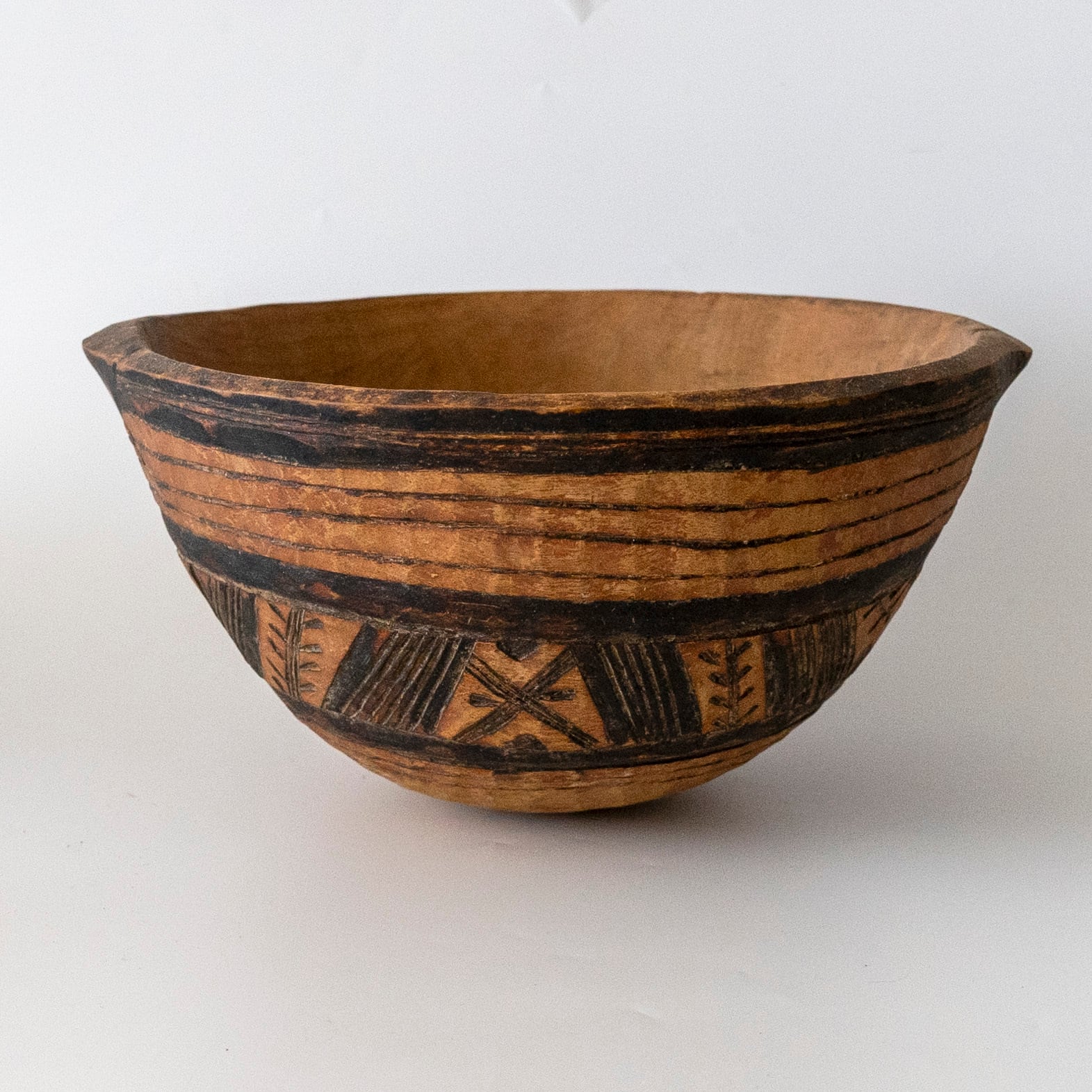 【Vintage】wood ボウル-4