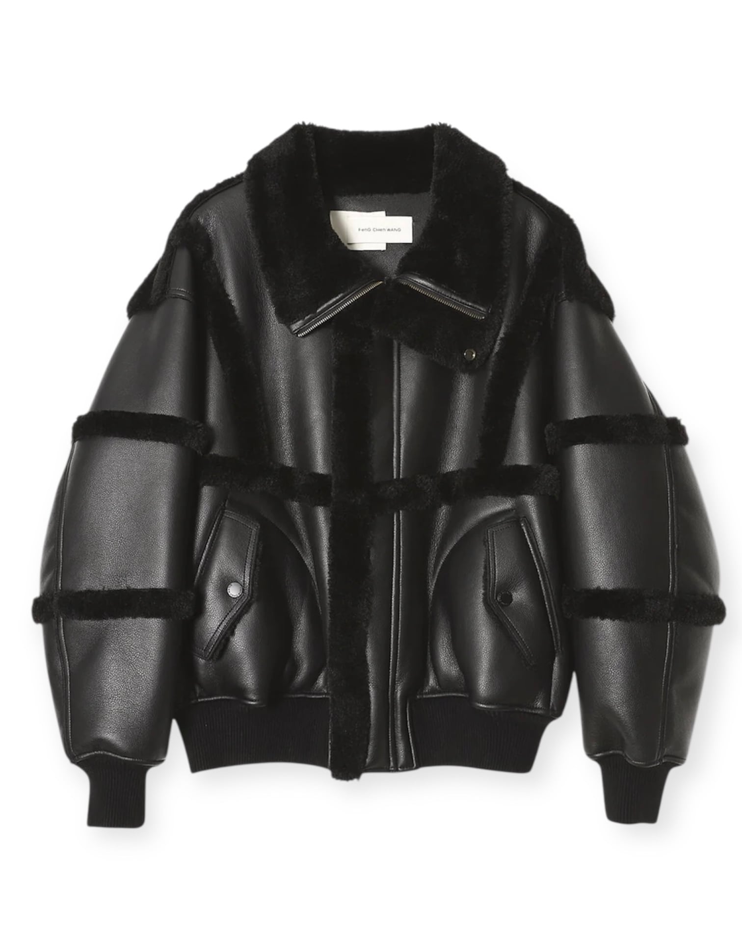 FENG CHEN WANG / DOUBLE SIDED SHERPA JACKET