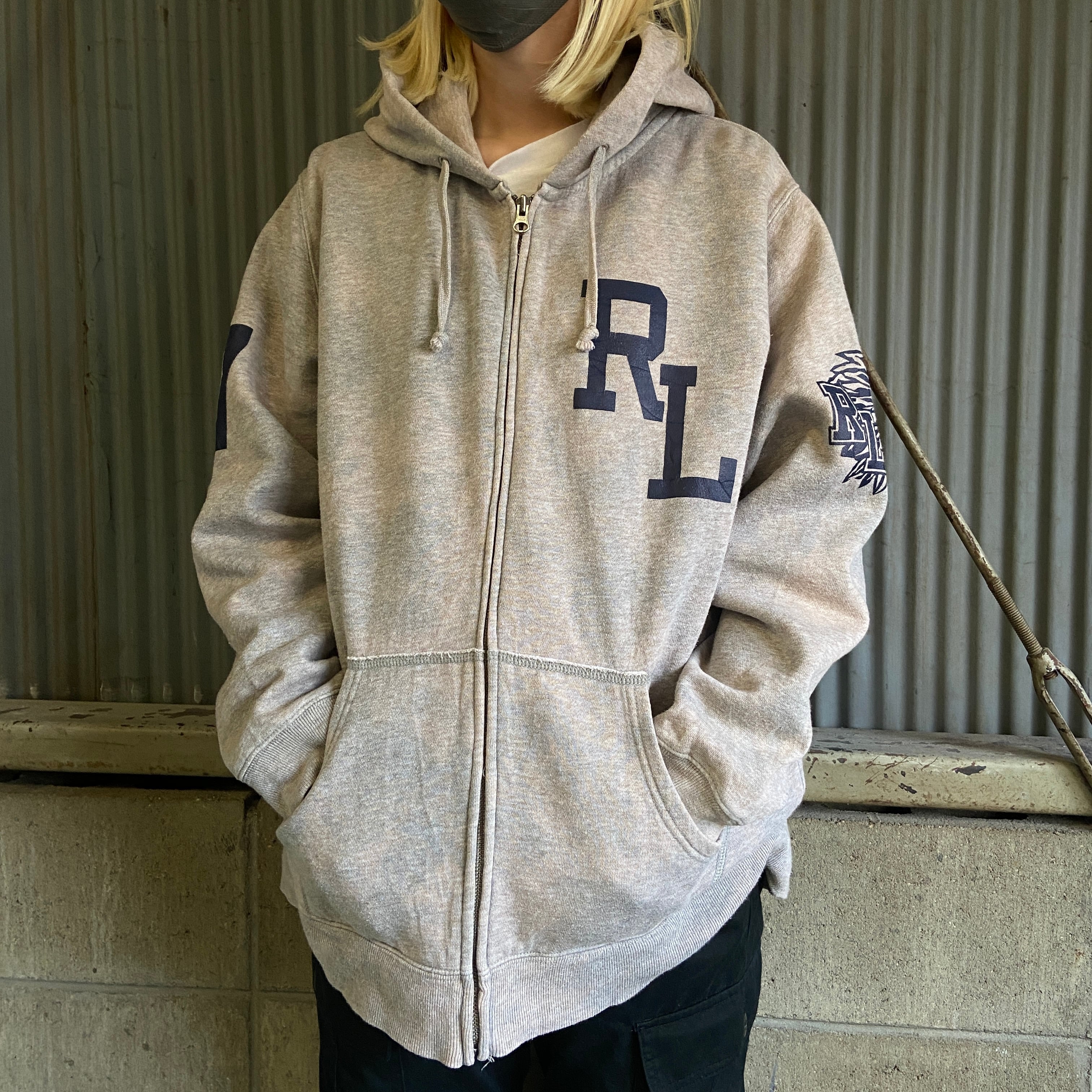 POLO JEANS ラルフローレン プリント スウェット フルジップパーカー 