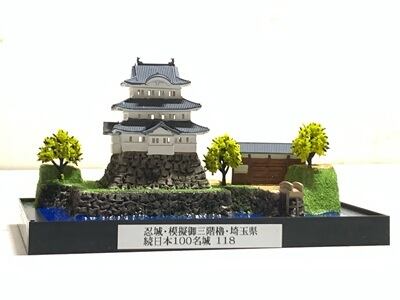 ☆完成品 山口・瑠璃光寺 五重塔 ミニサイズ 建物 ジオラマ 模型