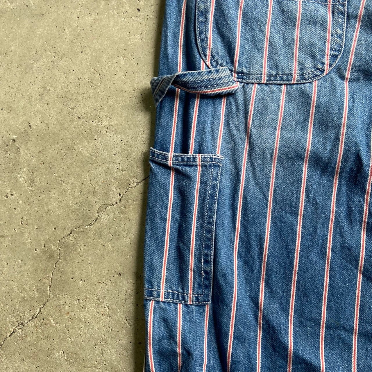Dickies ディッキーズ ストライプ柄 デニムペインターパンツ