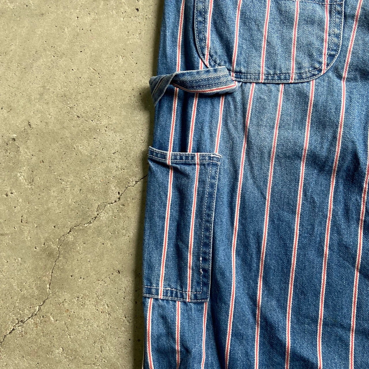 Dickies ディッキーズ ストライプ柄 デニムペインターパンツ 