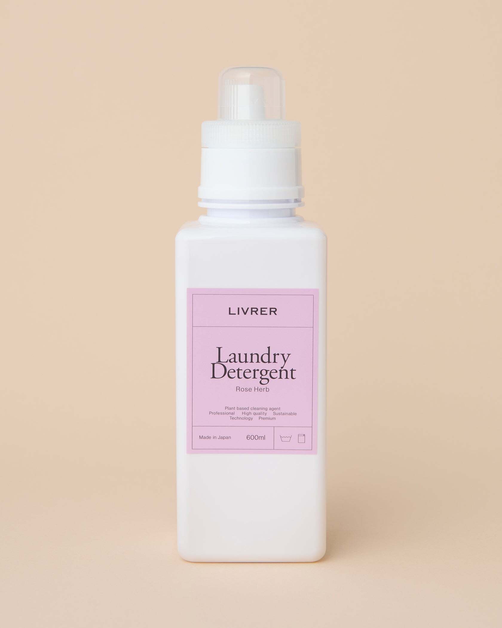 LIVRER ランドリーディタージェント ローズハーブ（600ml）／洗濯用洗剤・デイリー用