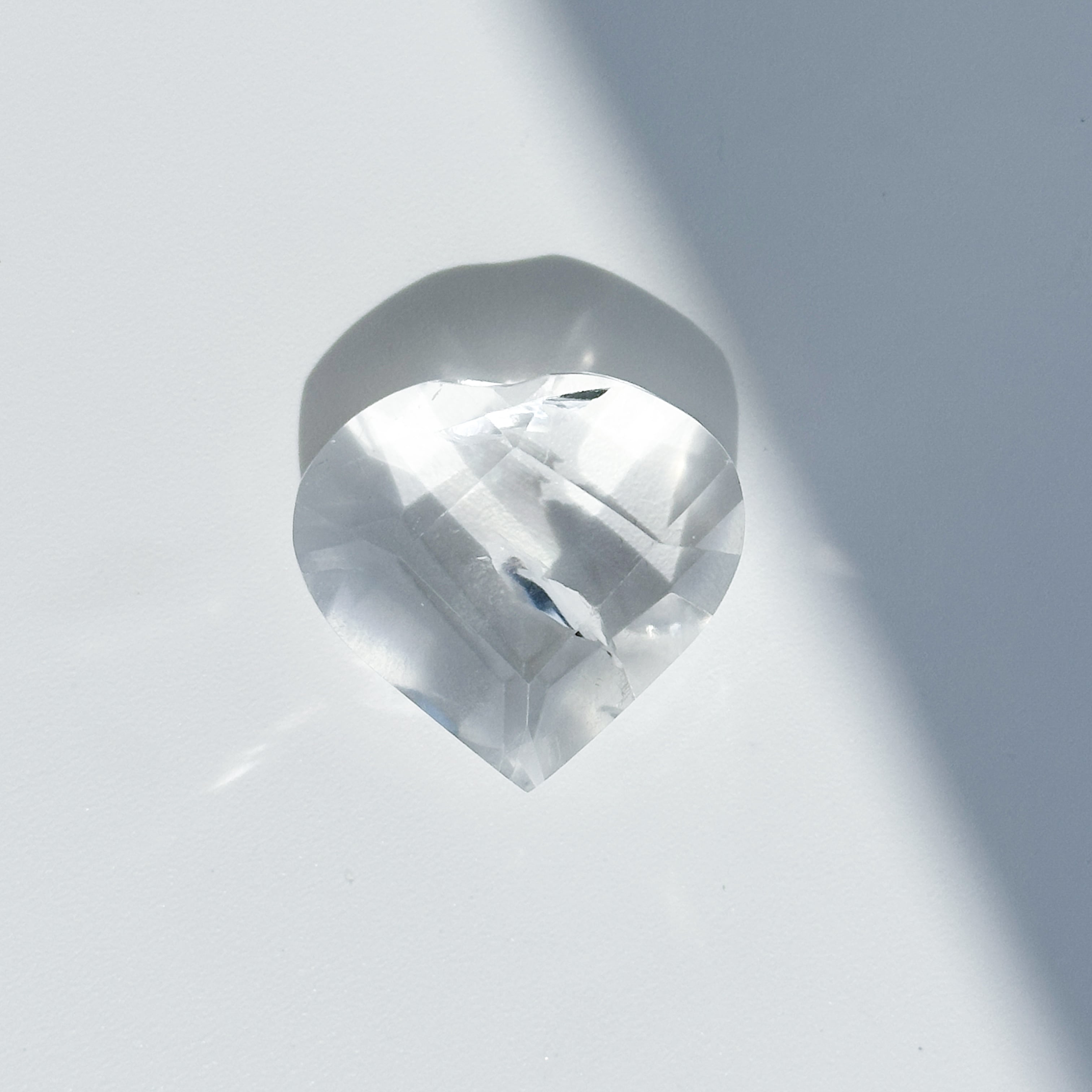 バイーア産レムリアンクォーツ ファセットハート01◇ Lemurian Quartz
