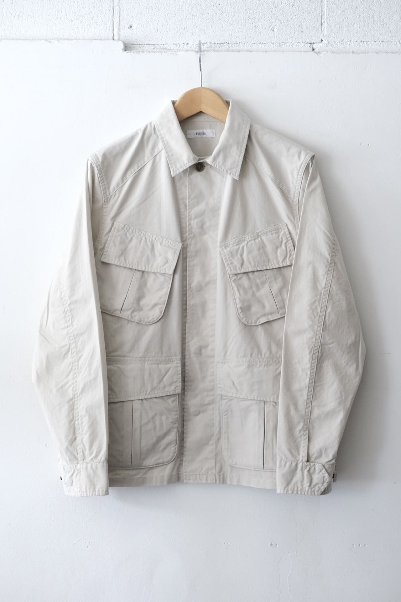 FUJITO Jungle Fatigue Jacket Light Beige,Black,Olive Green