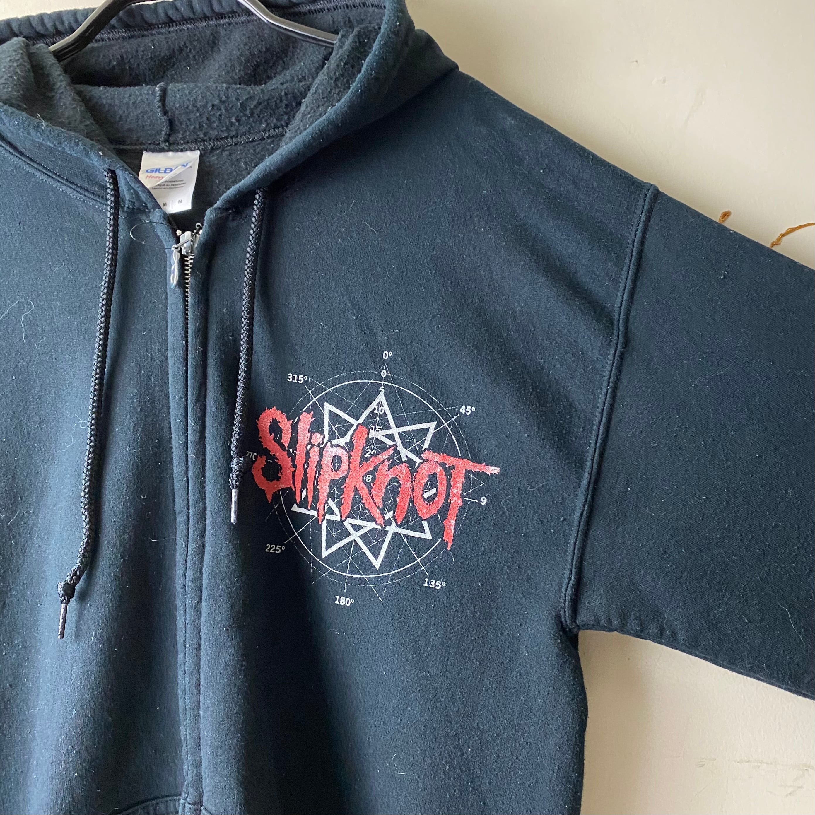 old SLIPKNOT zip-up music sweat parka “.5 the gray chapter” | NOIR