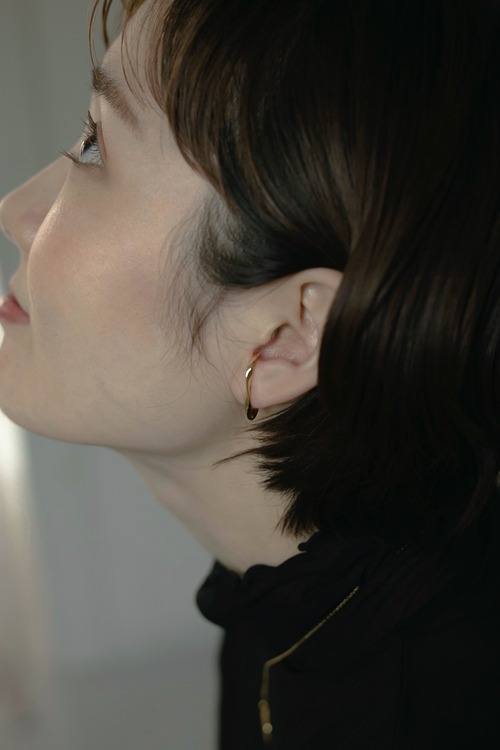 ツイストライン シルバーピアス Silver925