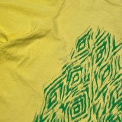 USA製 ENGINEERED GARMENTS エンジニアドガーメンツ バック デザイン 半袖 Tシャツ L/イエロー メンズ ネペンテス