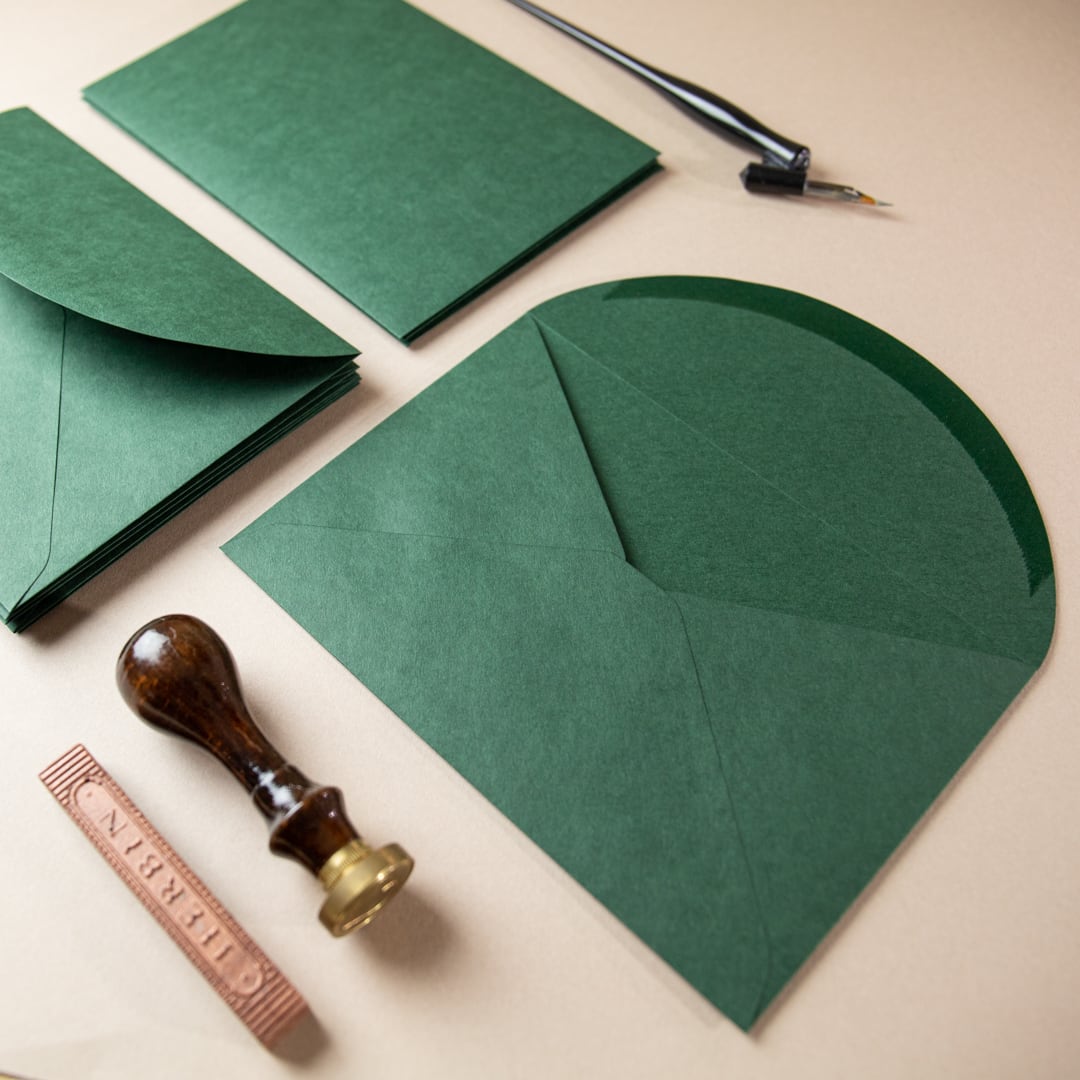 THE FAVORI 10色セット【未開封】 アーチ封筒 グリーン（洋1）｜ 10枚 | favori DIY