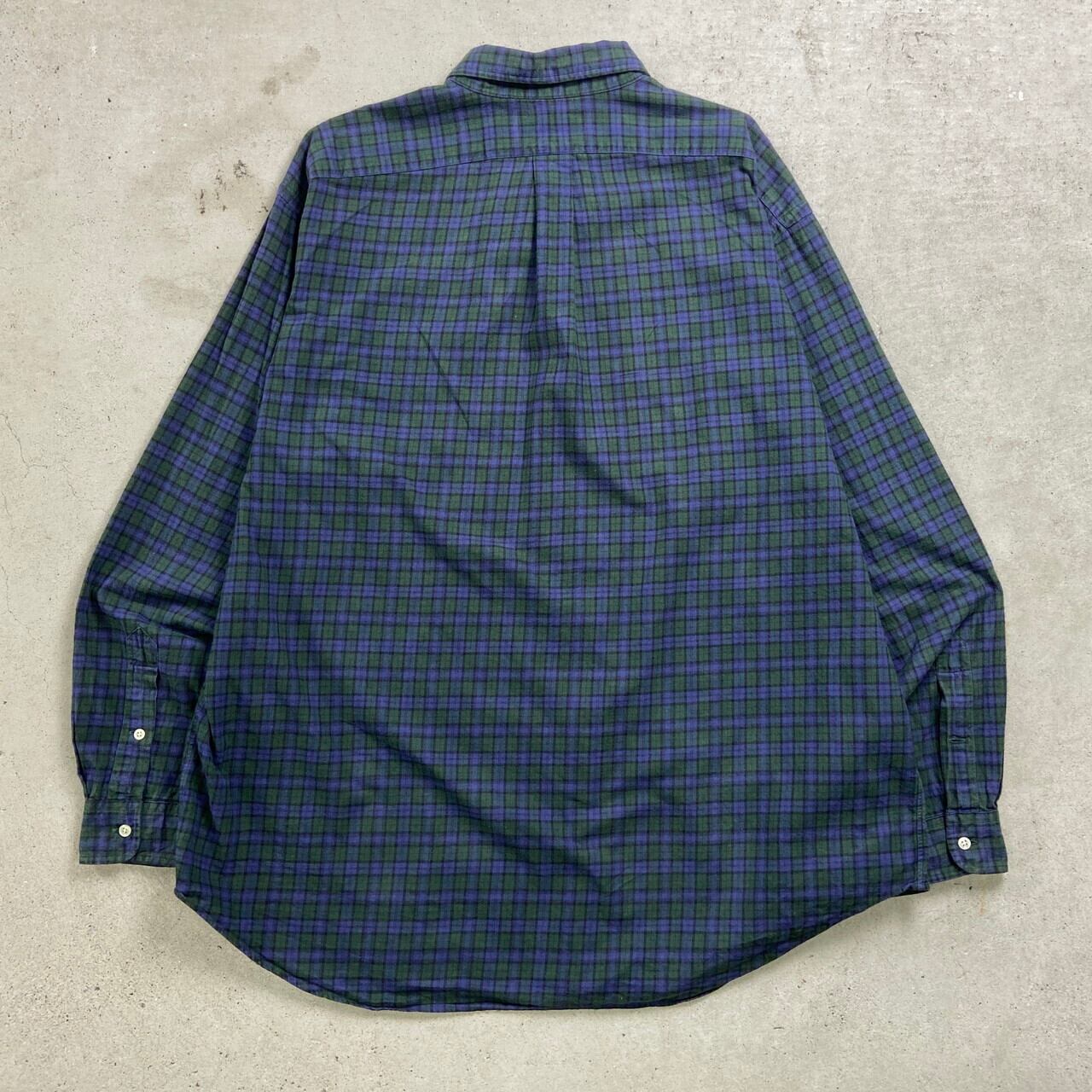 90年代 Ralph Lauren ラルフローレン BLAKE 長袖 チェックシャツ