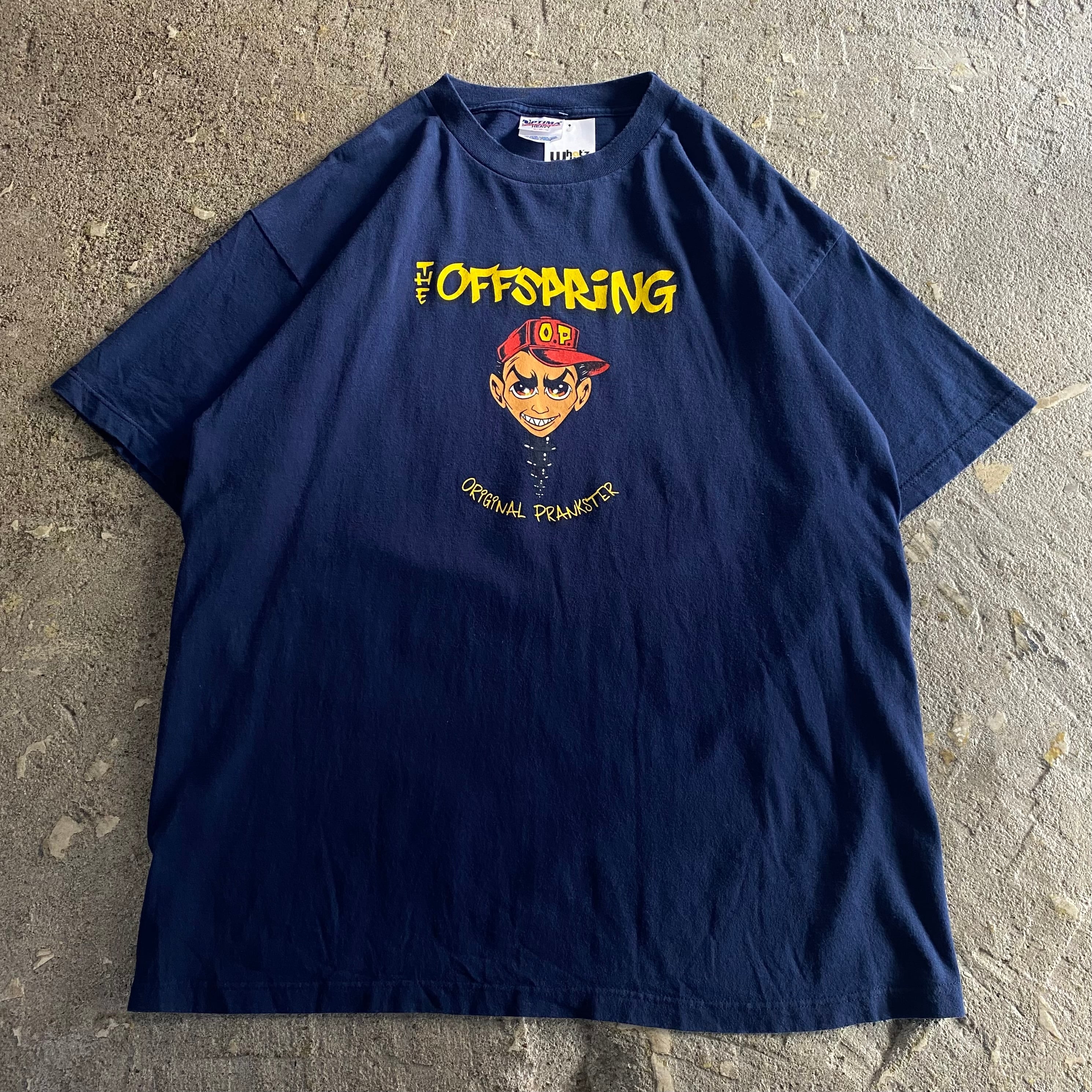 THE OFFSPRING ロゴ Tシャツ ダークブルー 2000s THE OFFSPRING 