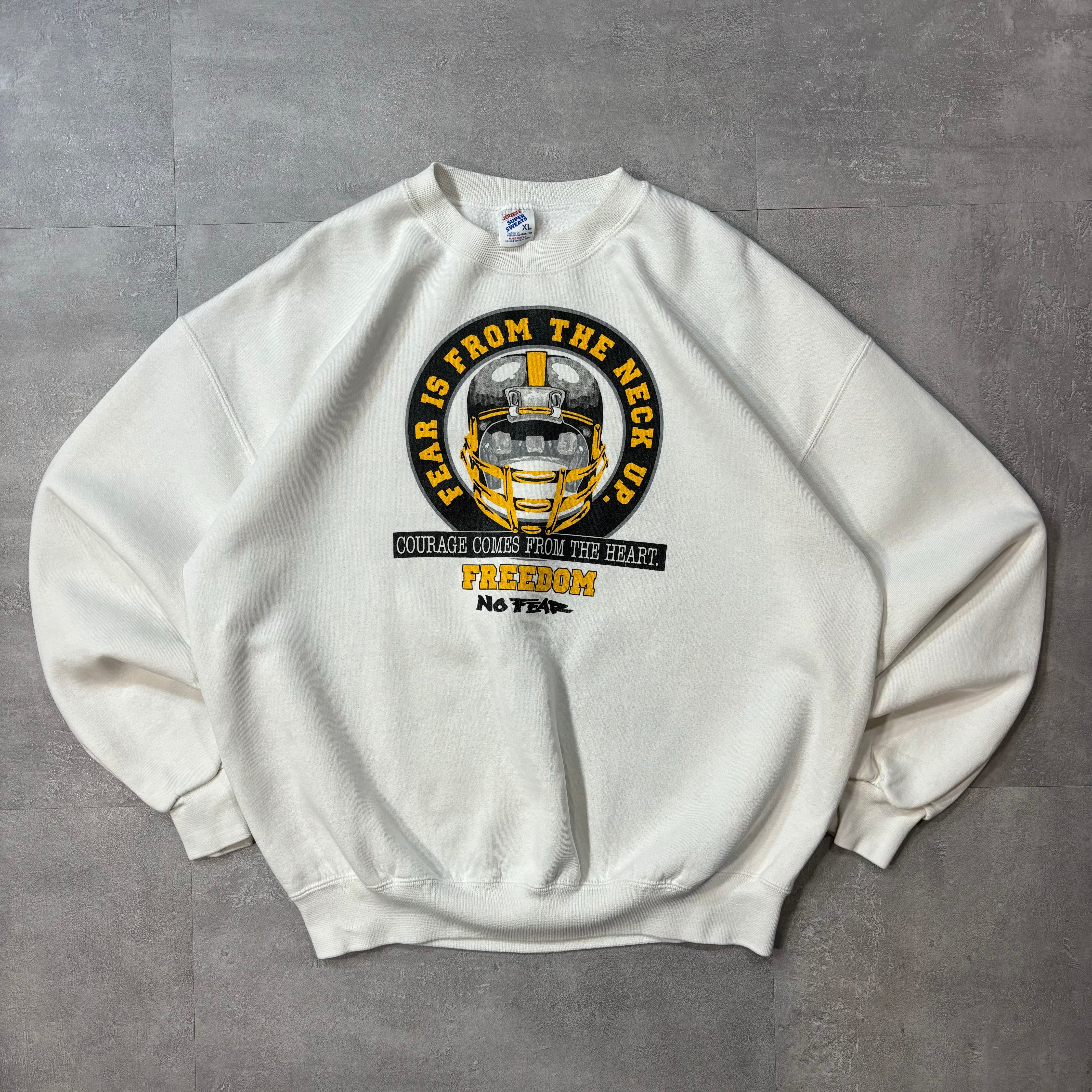 《XL》JERZEES ジャージーズ スウェット 肉厚 USA製 90年代 No.4166