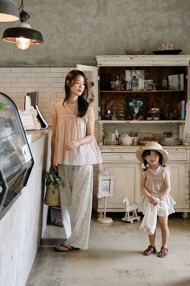 【予約】puella FLO Melan pants (mom)