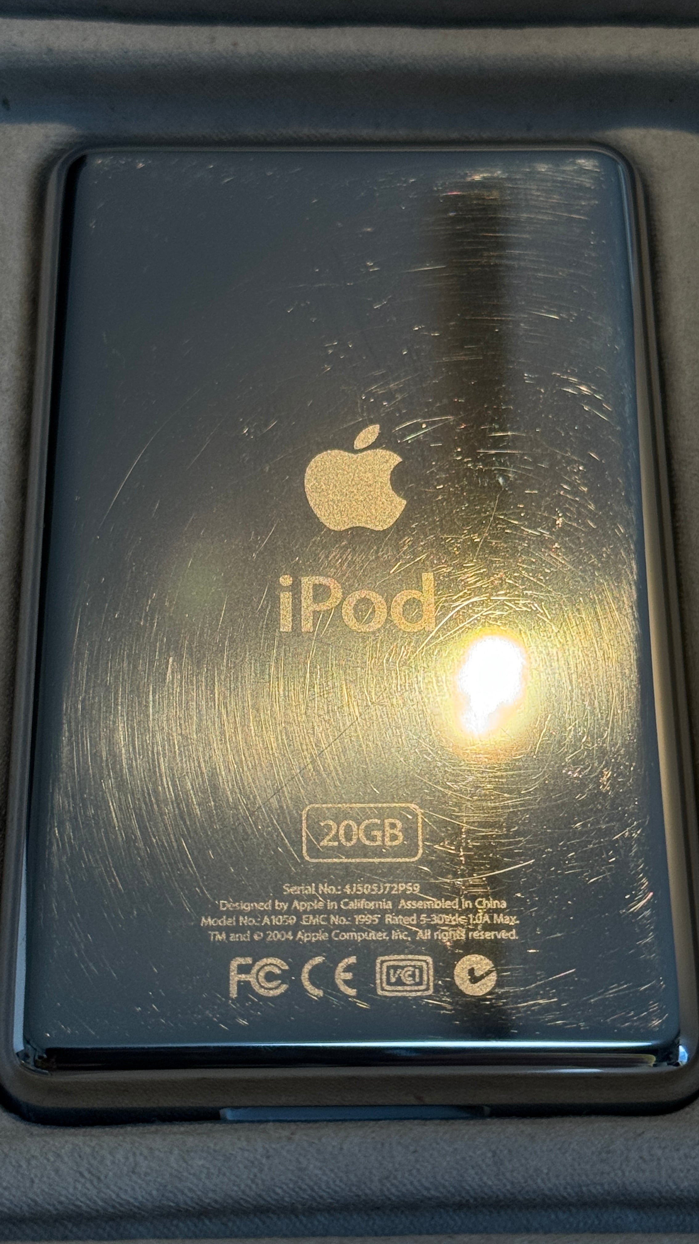 Apple 第4世代 iPod 20GB A1059｜箱付き｜新品バッテリー交換済み