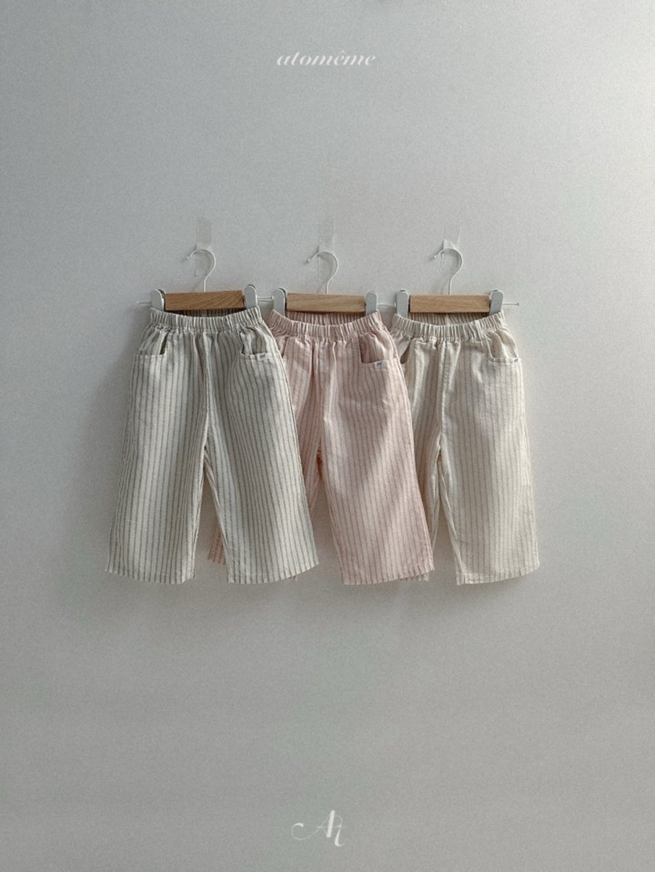 atomeme 26/SS Greek Stripe Pants