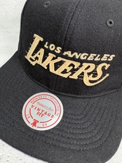 Mitchell＆Ness/ミッチェルアンドネス NBA ロサンゼルス・レイカーズ キャップ ブラック