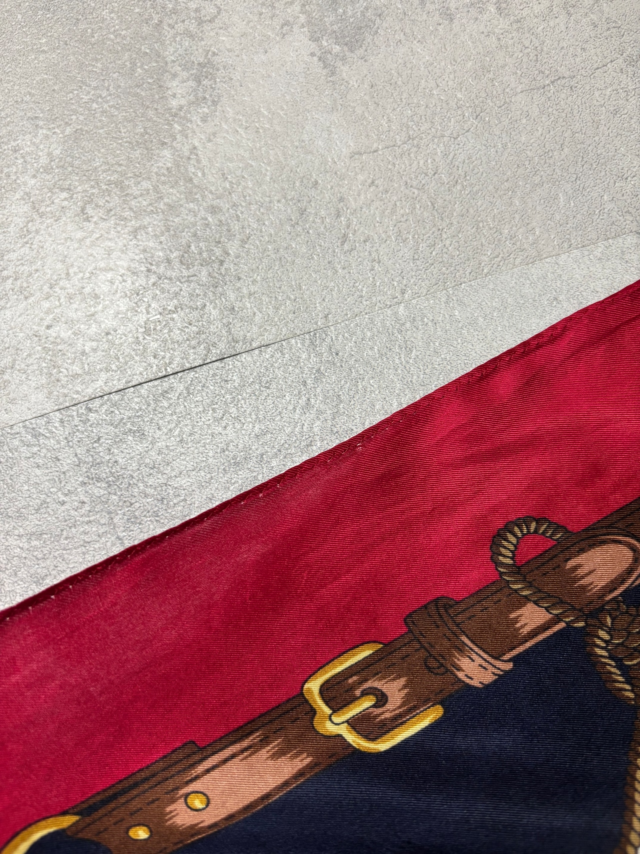 classic ornamental silk scarf-5249-5