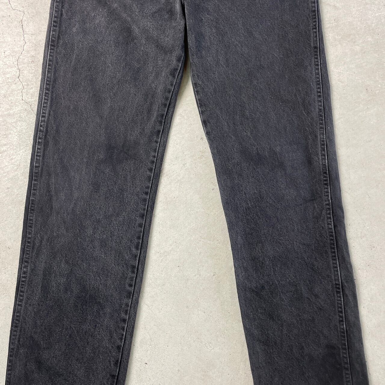 RUSTLER テーパード ブラックデニムパンツ メンズW34 古着 ジーンズ
