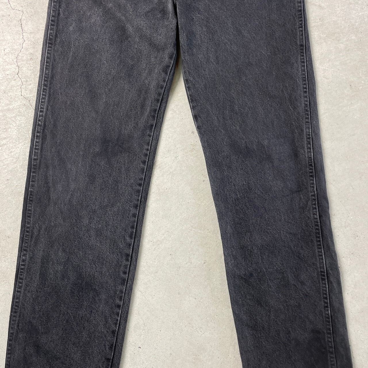 RUSTLER テーパード ブラックデニムパンツ メンズW34 古着 ジーンズ 