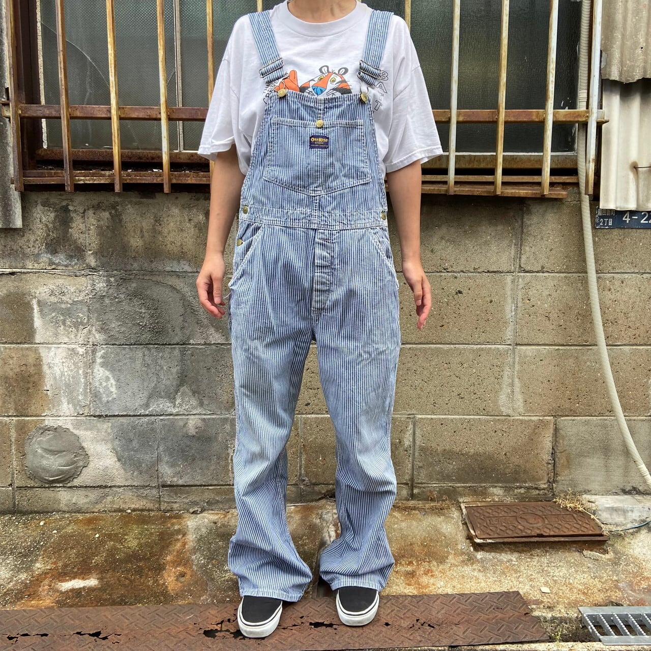 60年代 OSHKOSH オシュコシュ デニム ヒッコリーストライプ 