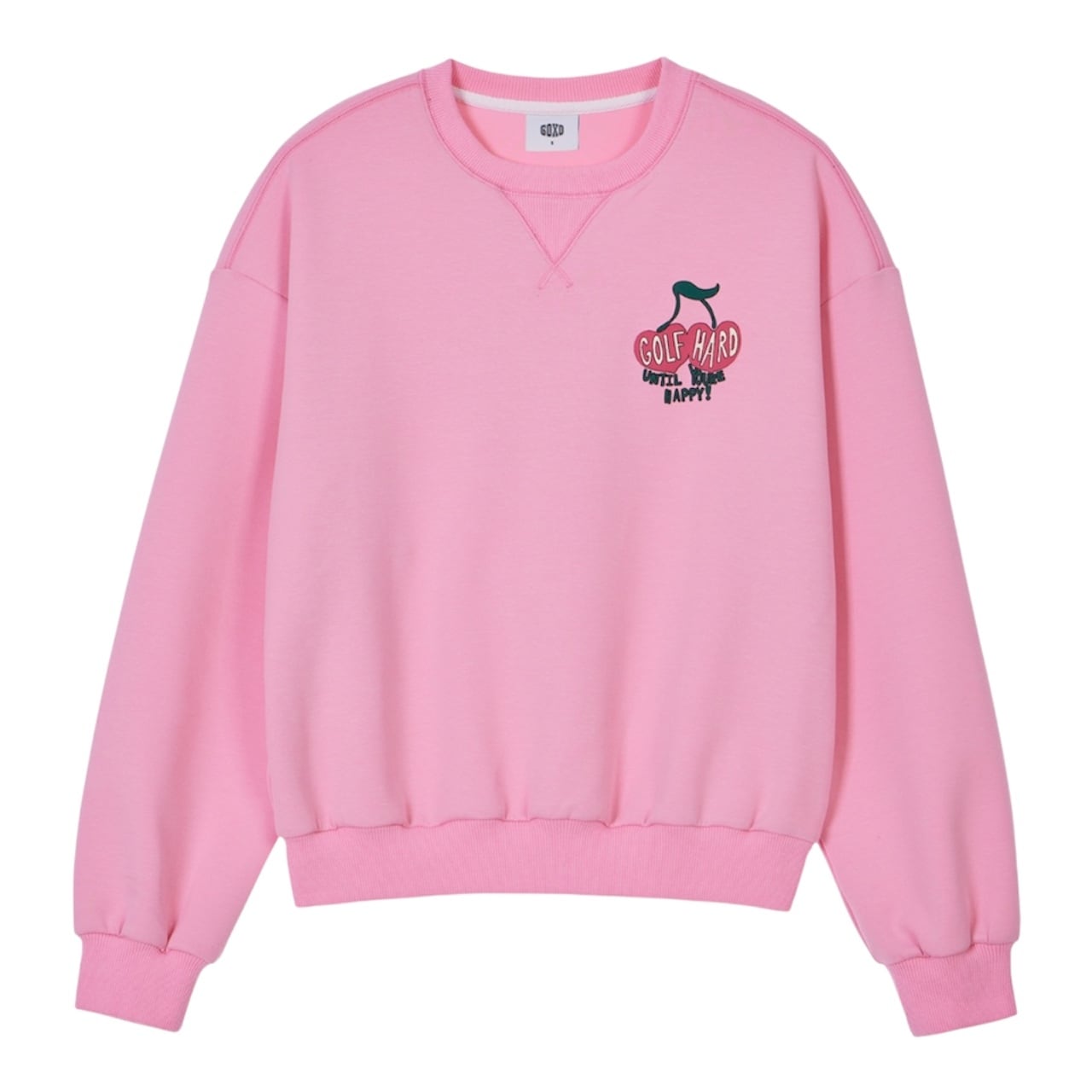 GOXO ゴーエックスオー チェリーゴルフクラブクルーネックマンツーマン