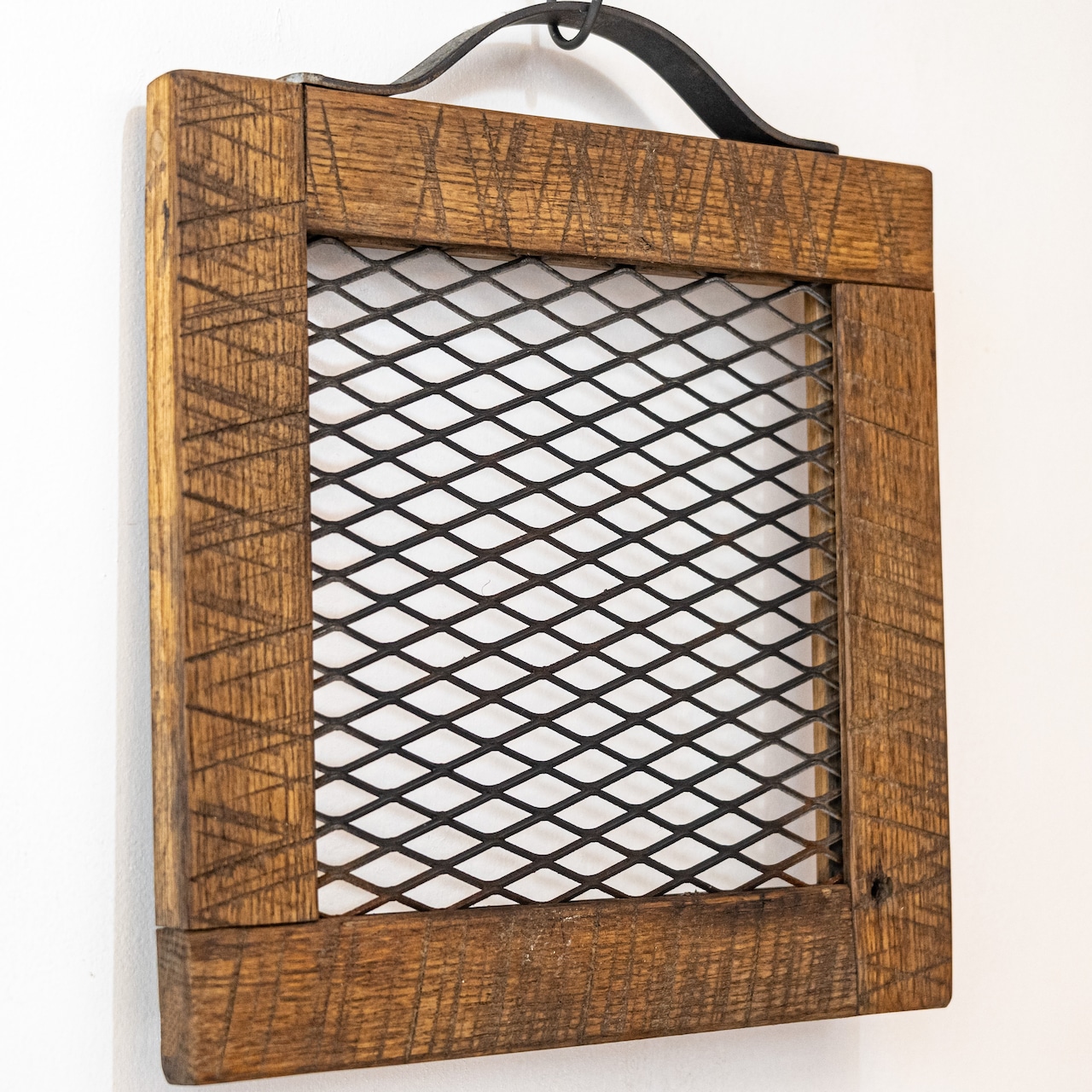 Old oak & iron flame small