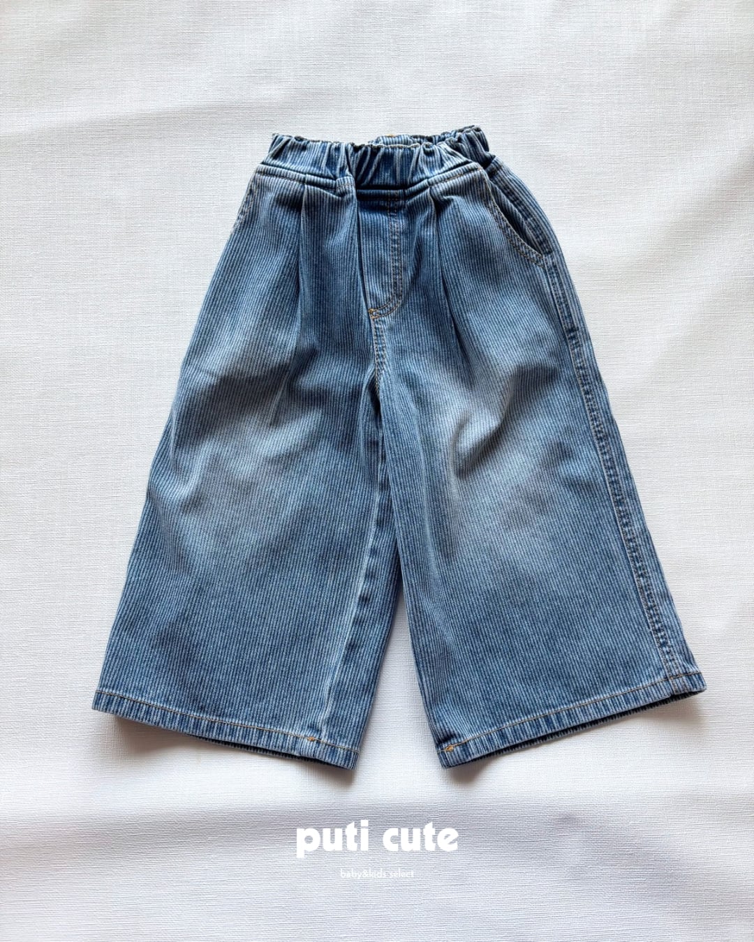 90-100 ꒰ 即納 ꒱ Ribbed sand denim / MINIMAL ⸝⋆
