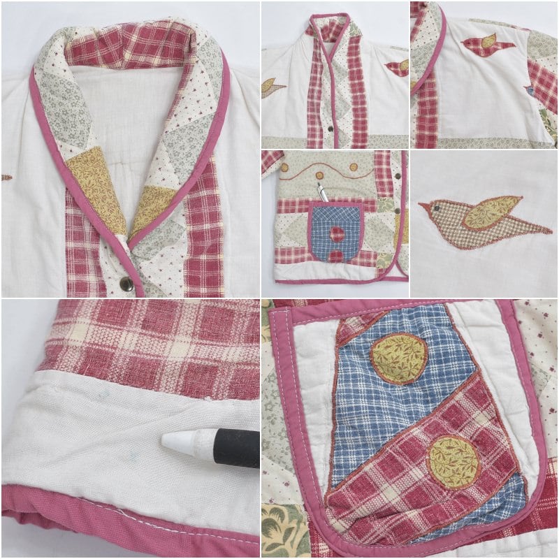Remake リメイク ハンドメイド デザイン パッチワーク キルト ショート