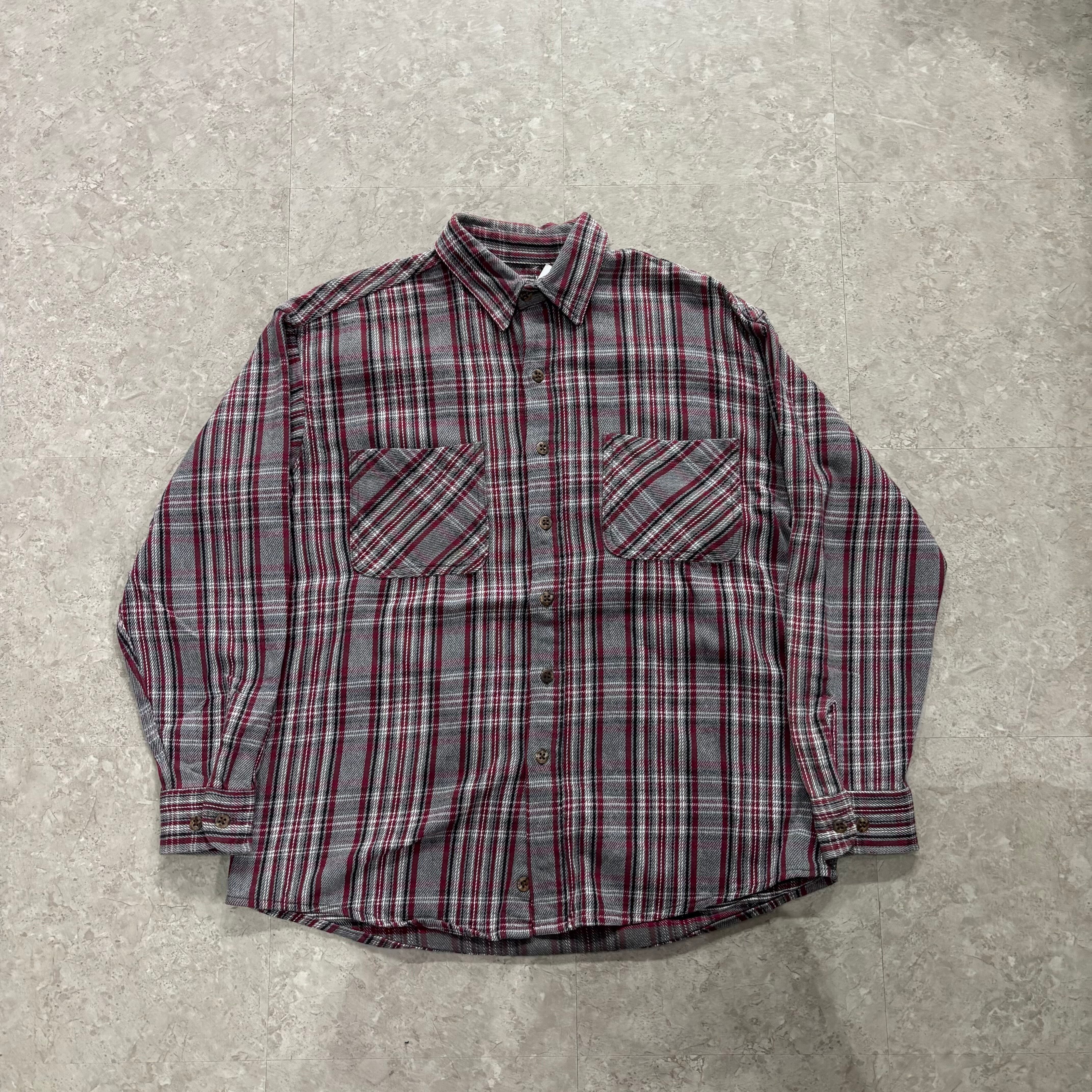 90s〜 St.John'sBay flannel check shirt【仙台店】