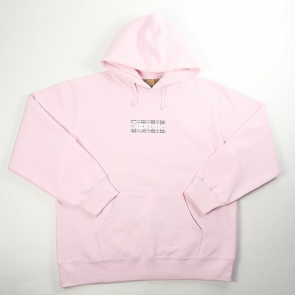 supreme box logo hooded pink XL - パーカー