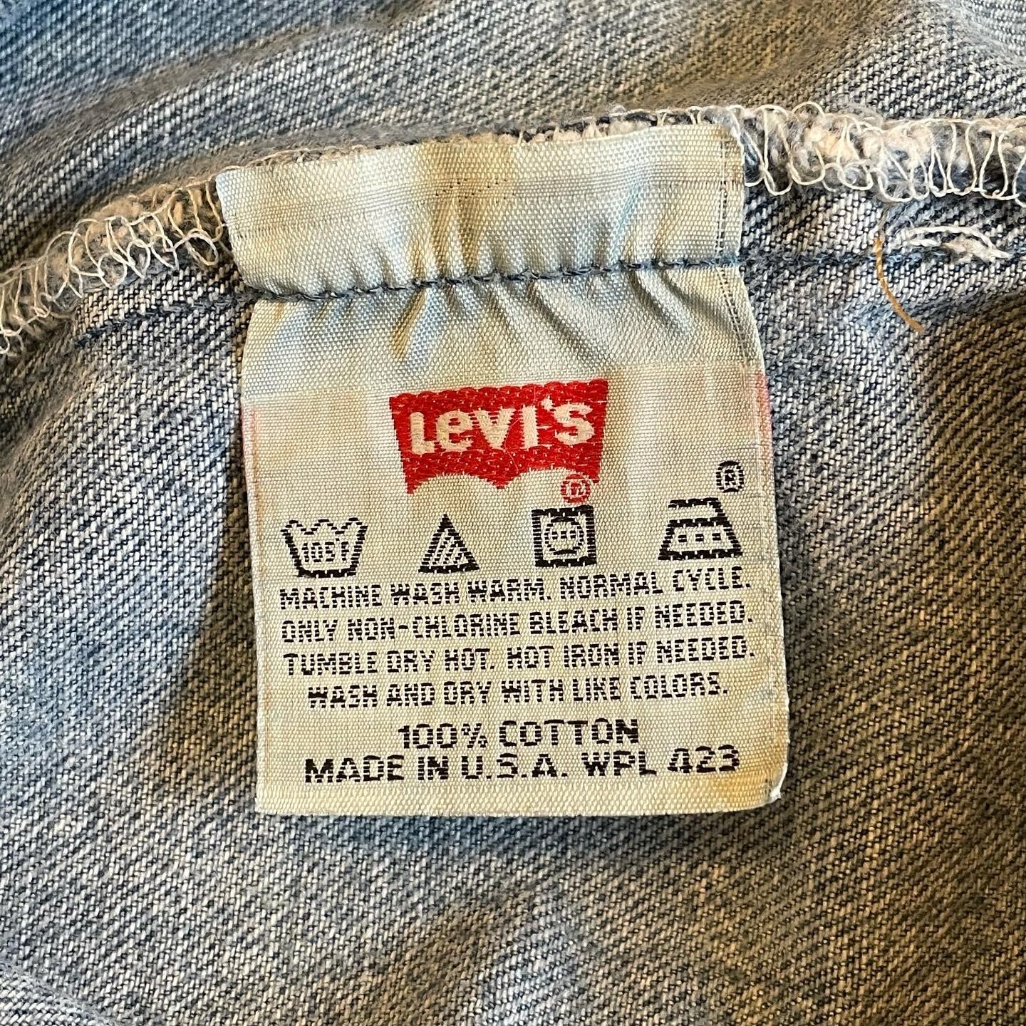 90's Levi's 501 クラッシュデニム Made in USA 表記33×30 | Knot Co. Ltd.