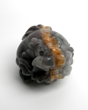 Agate with Pyrite アゲートとパイライト共生 ⭓ 幸ちゃん ⭔ ORIGINAL 龍亀