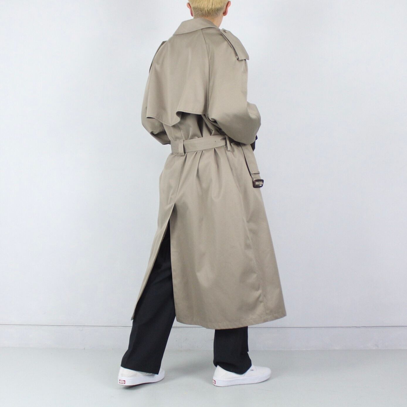 RALPH RALPH LAUREN グレージュカラー ライナー付き ロングトレンチ