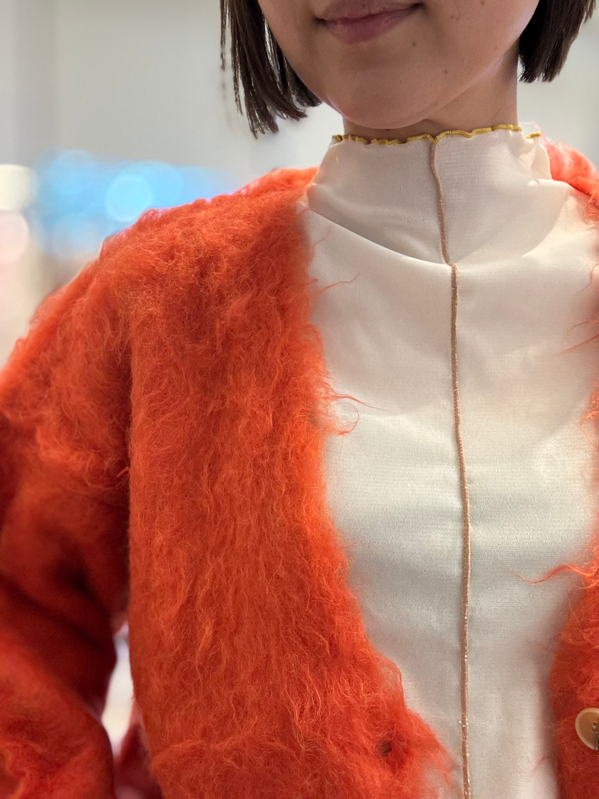 【SELECT】配色メロウボトルネックPO