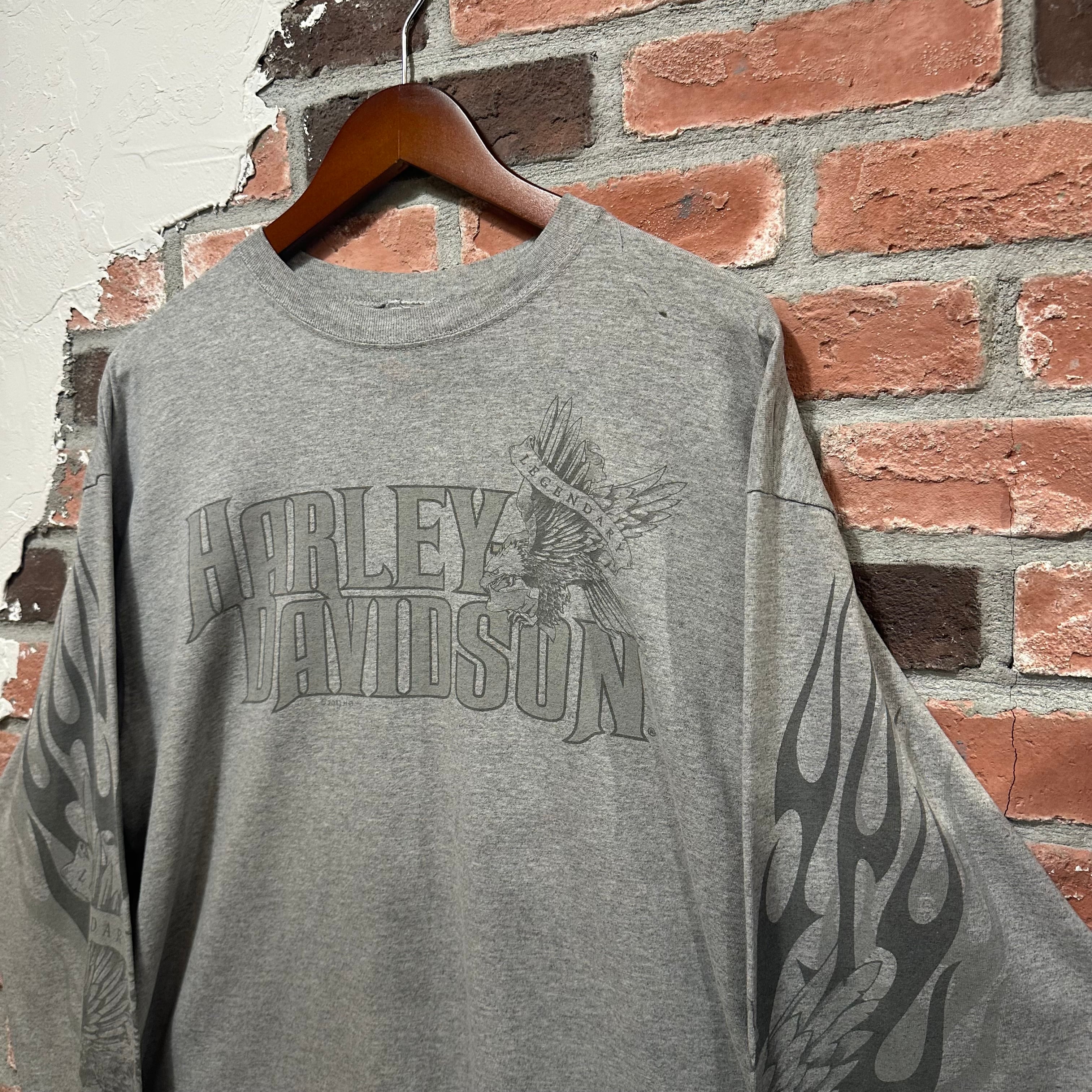00s Harley-Davidson flame print l/s tee | KAISER