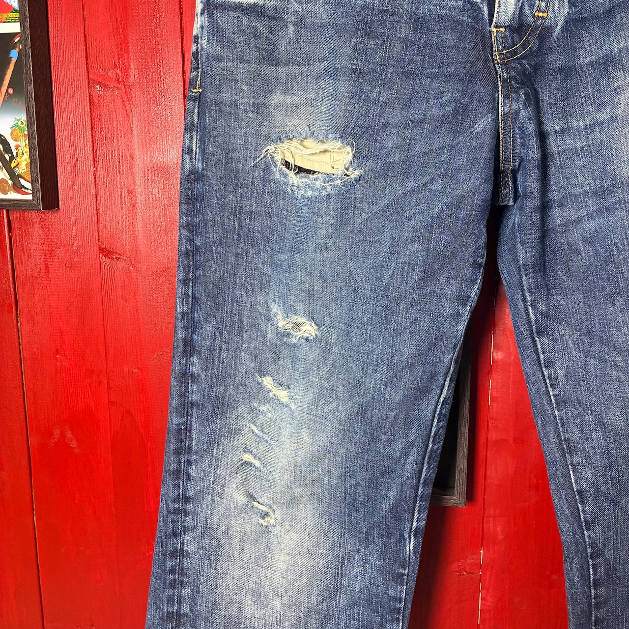 ICEBERG × Tom & Jerry デニムパンツ ダメージデニム W34 トムとジェリー