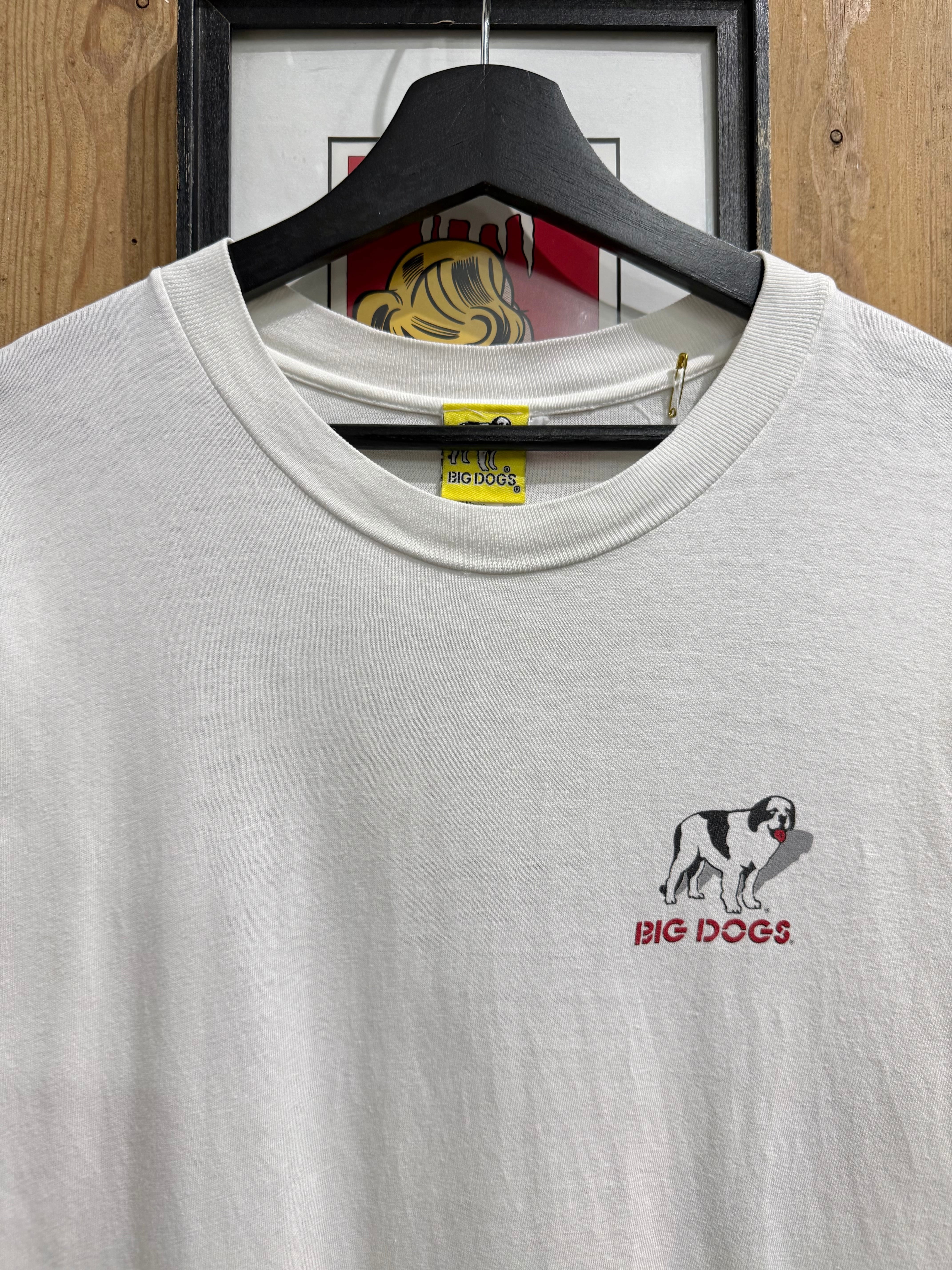 90s BIG DOGS × STARWARS DOGWARS Parody T-shirt / ビッグドッグス